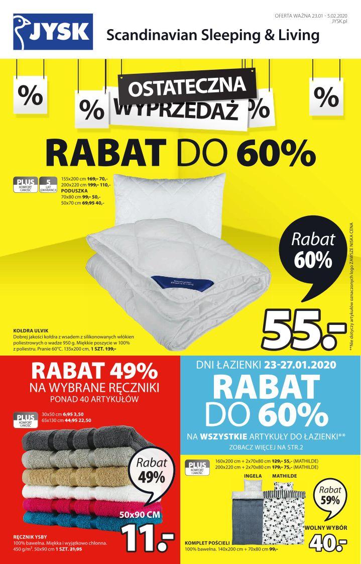 Gazetka promocyjna Jysk str. 1