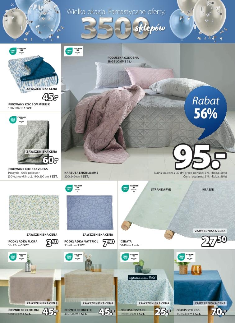 Gazetka promocyjna Jysk str. 20