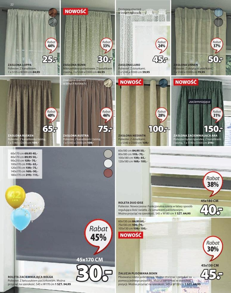 Gazetka promocyjna Jysk str. 22