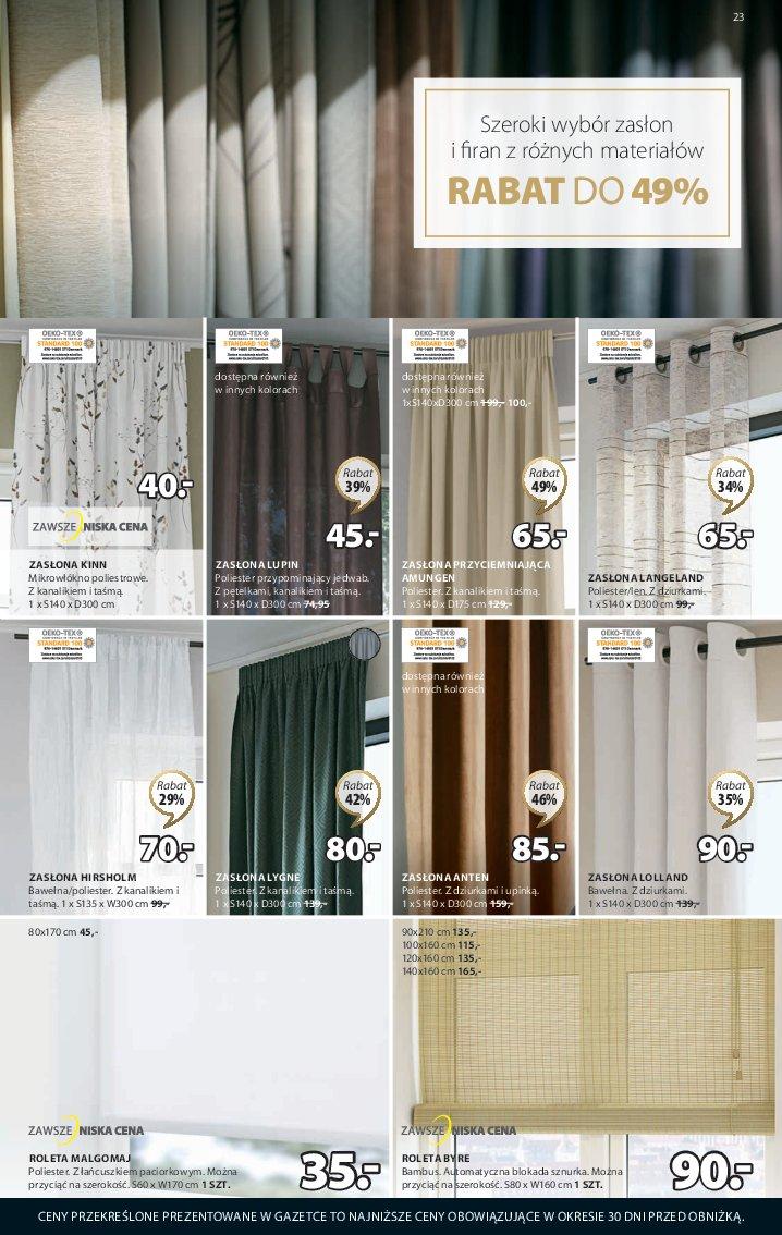 Gazetka promocyjna Jysk str. 23
