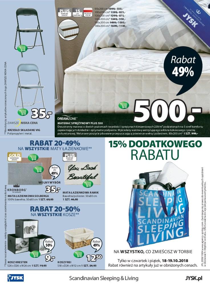 Gazetka promocyjna Jysk str. 16