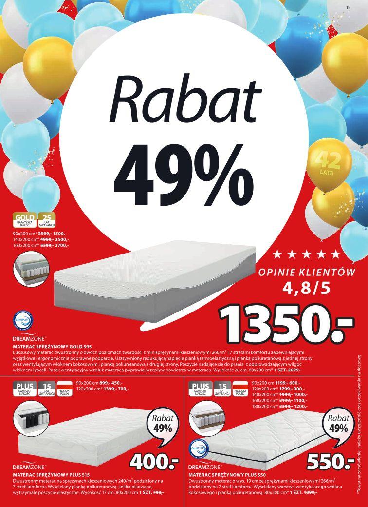 Gazetka promocyjna Jysk str. 19