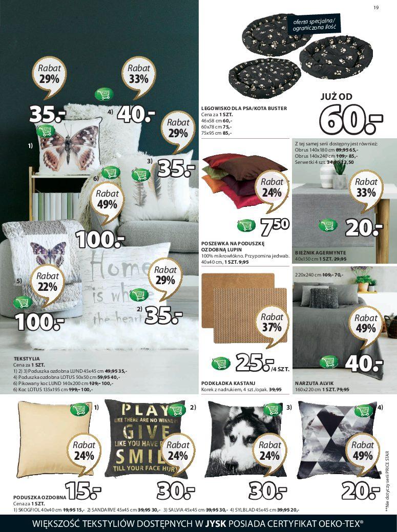 Gazetka promocyjna Jysk str. 19