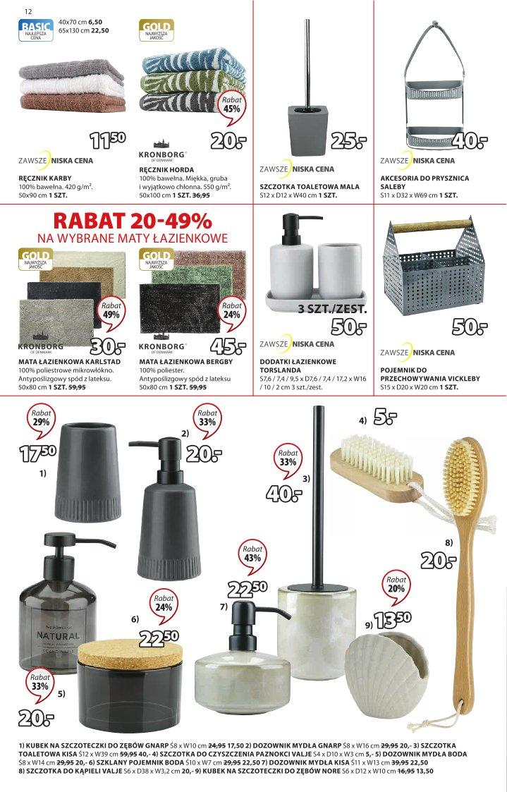Gazetka promocyjna Jysk str. 12