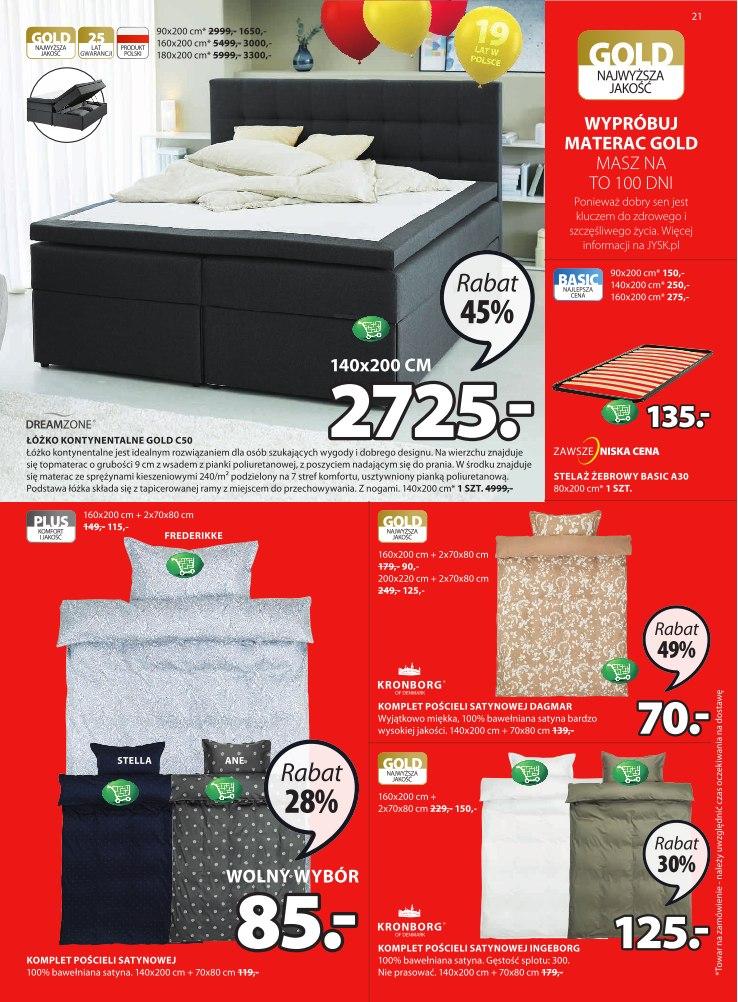 Gazetka promocyjna Jysk str. 21