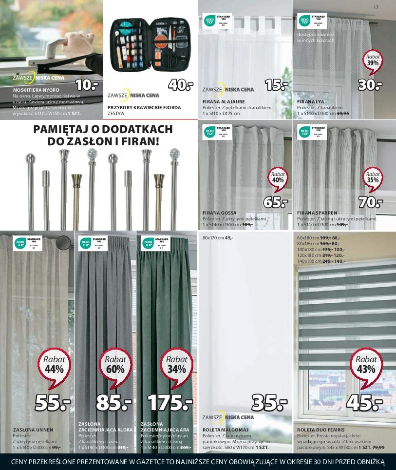 Gazetka promocyjna Jysk str. 17