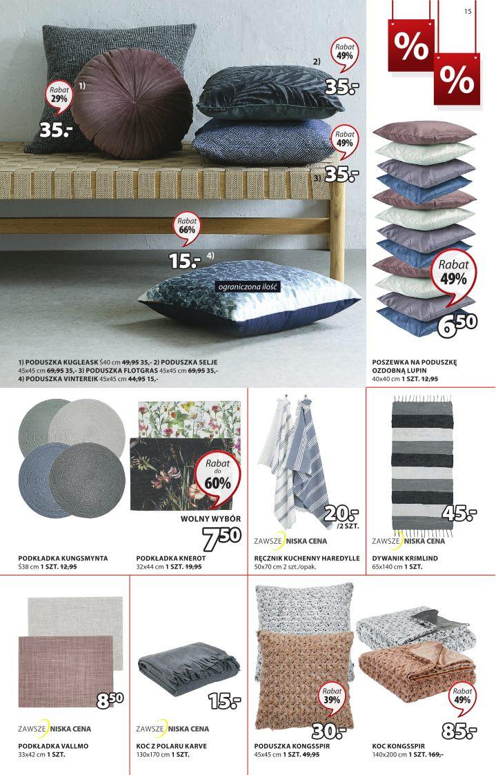 Gazetka promocyjna Jysk str. 15
