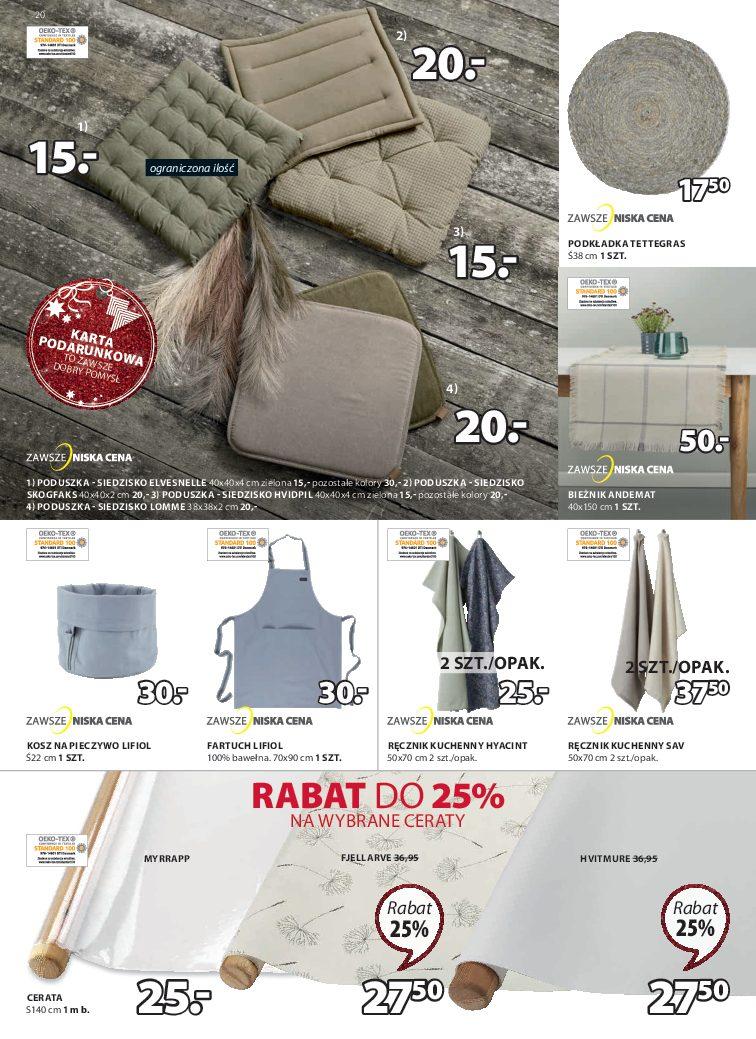 Gazetka promocyjna Jysk str. 20