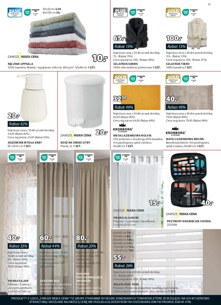 Gazetka promocyjna Jysk str. 15
