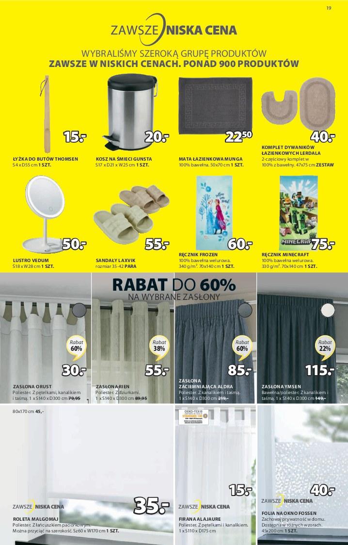 Gazetka promocyjna Jysk str. 19