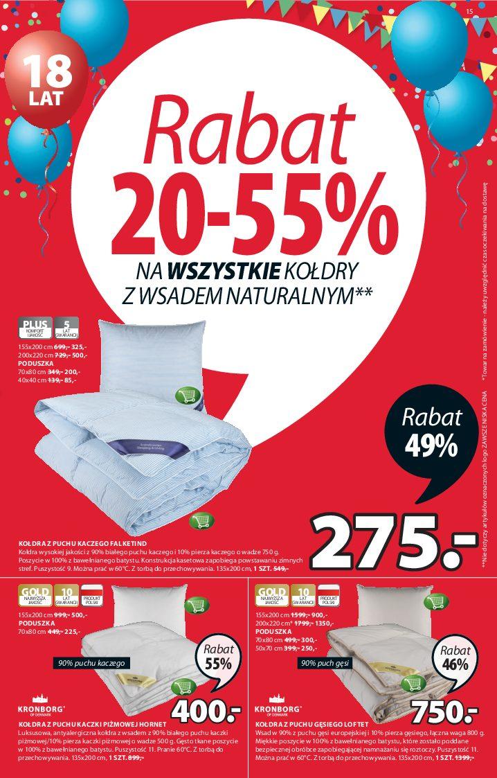 Gazetka promocyjna Jysk str. 15