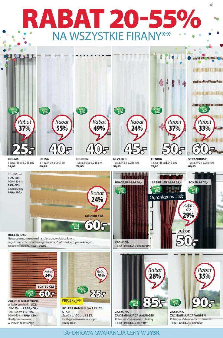 Gazetka promocyjna Jysk str. 19