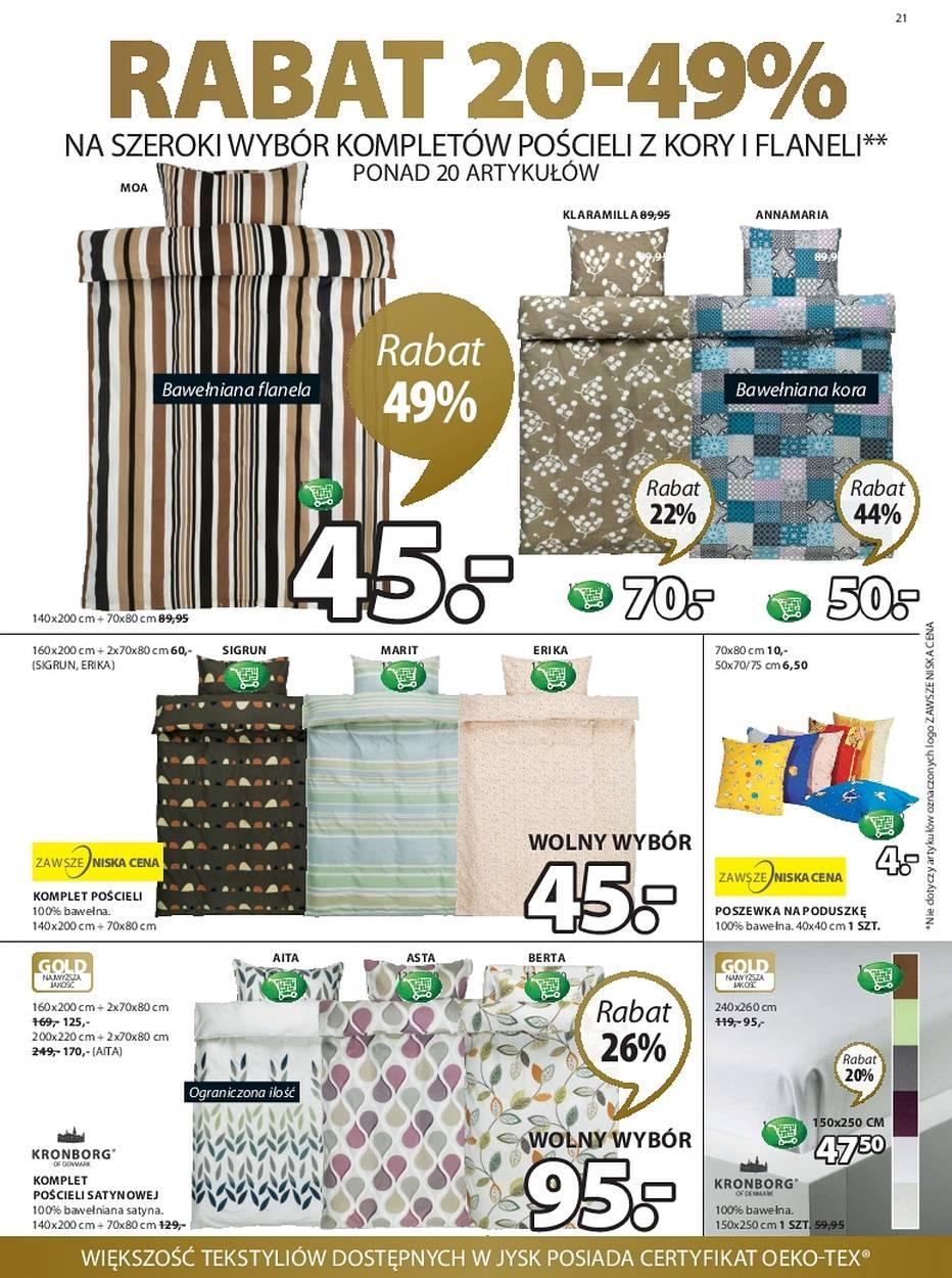 Gazetka promocyjna Jysk str. 21