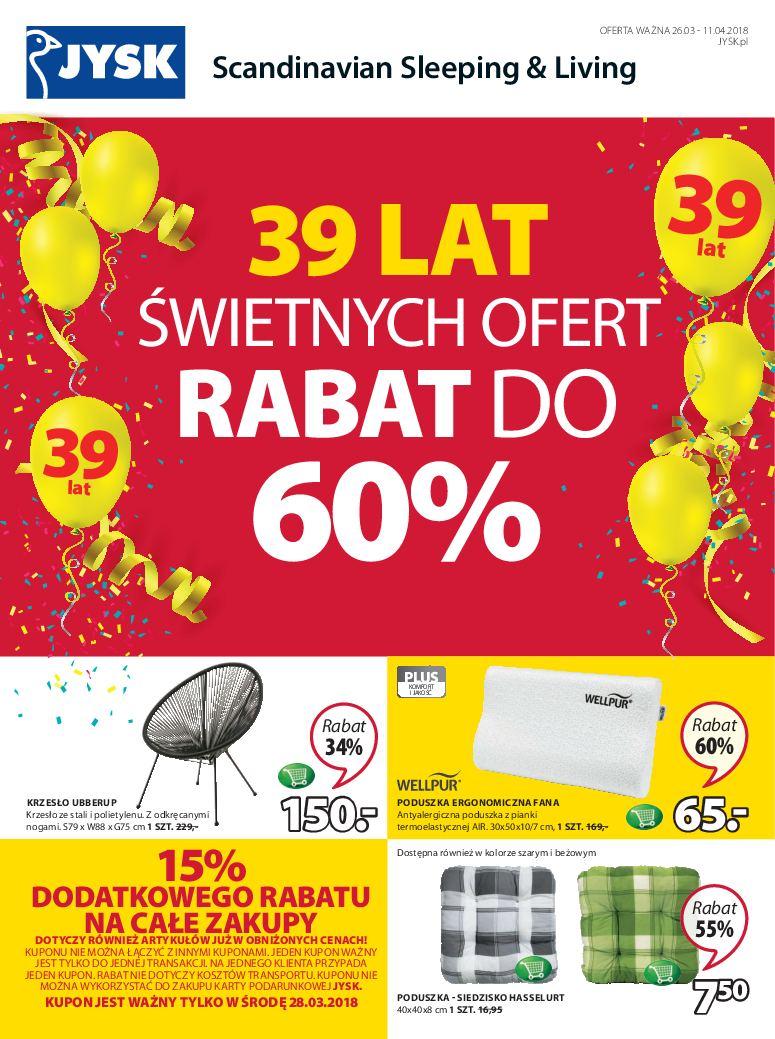 Gazetka promocyjna Jysk str. 1