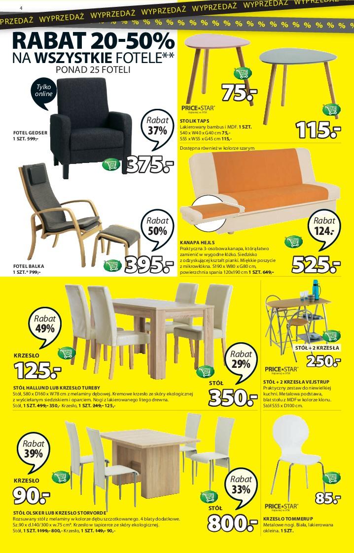 Gazetka promocyjna Jysk str. 4