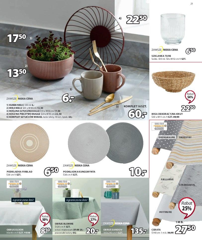 Gazetka promocyjna Jysk str. 21