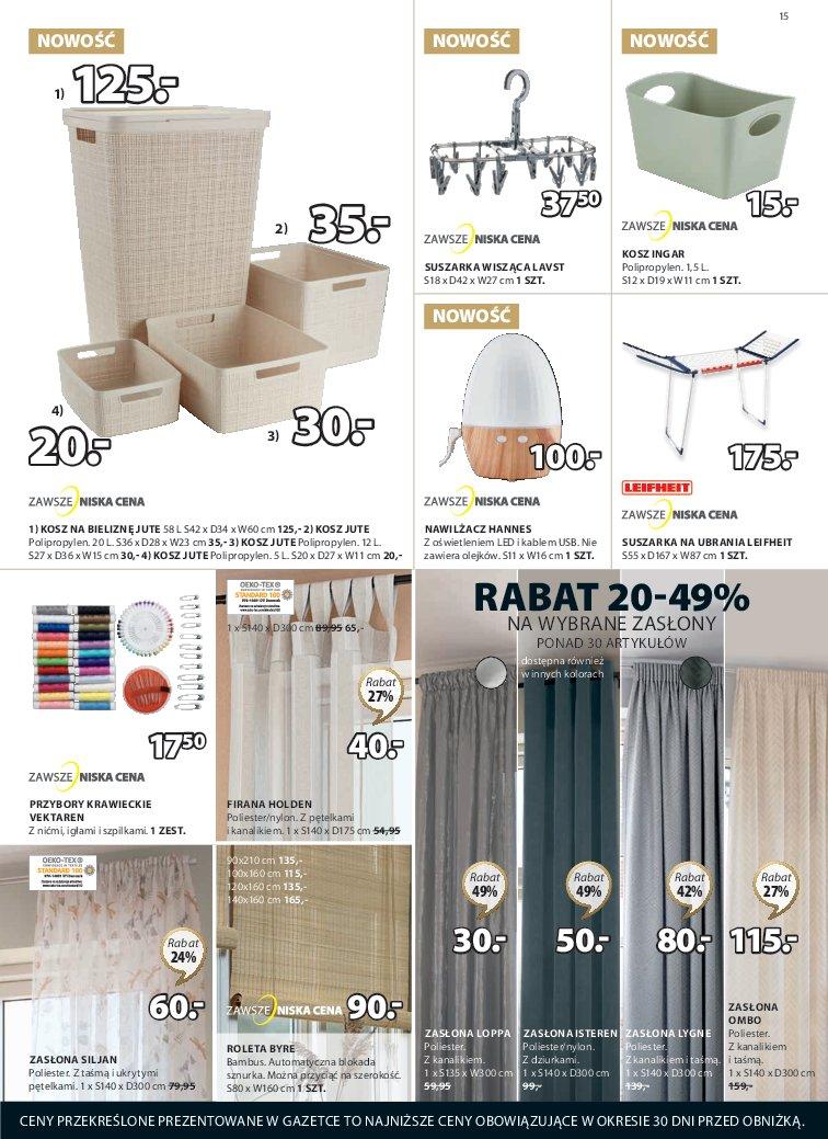 Gazetka promocyjna Jysk str. 15