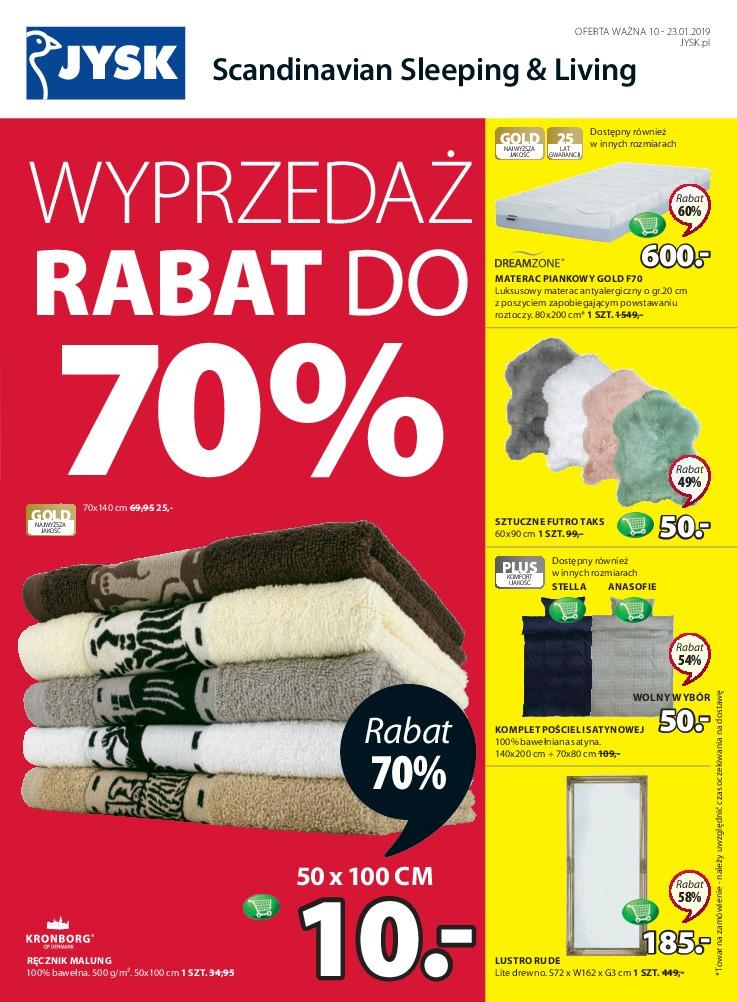 Gazetka promocyjna Jysk str. 1