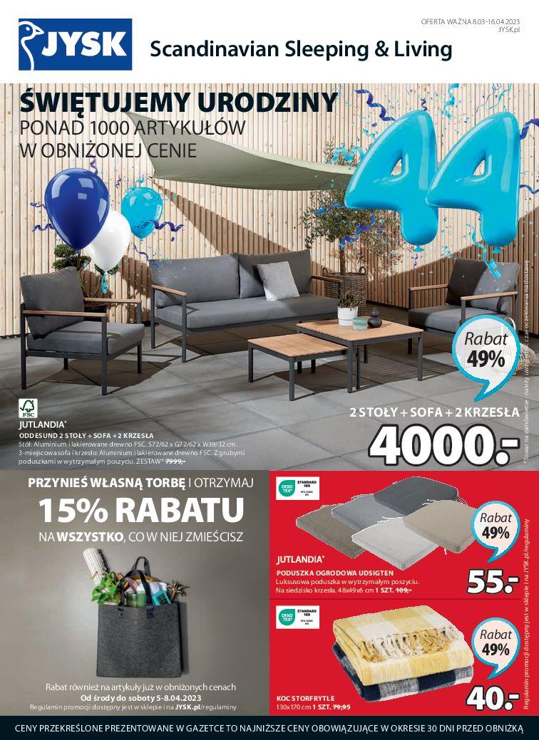 Gazetka promocyjna Jysk str. 1