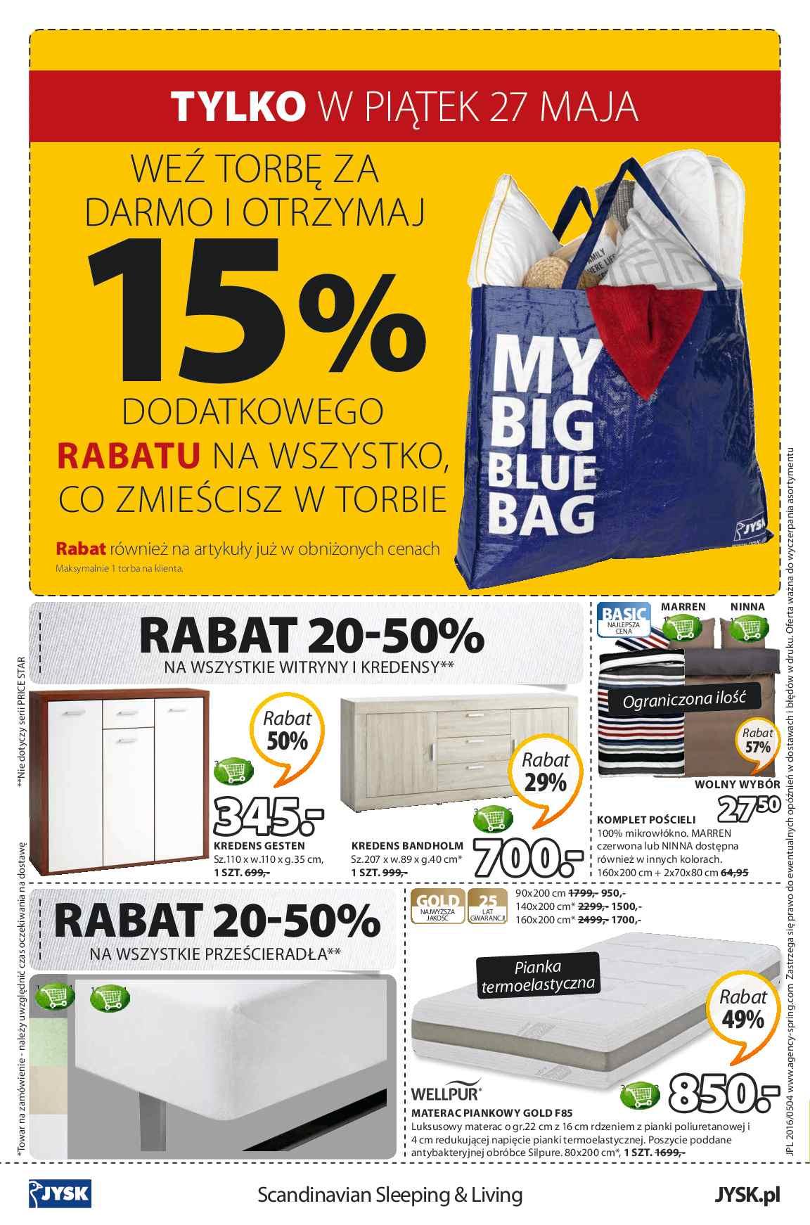 Gazetka promocyjna Jysk str. 15