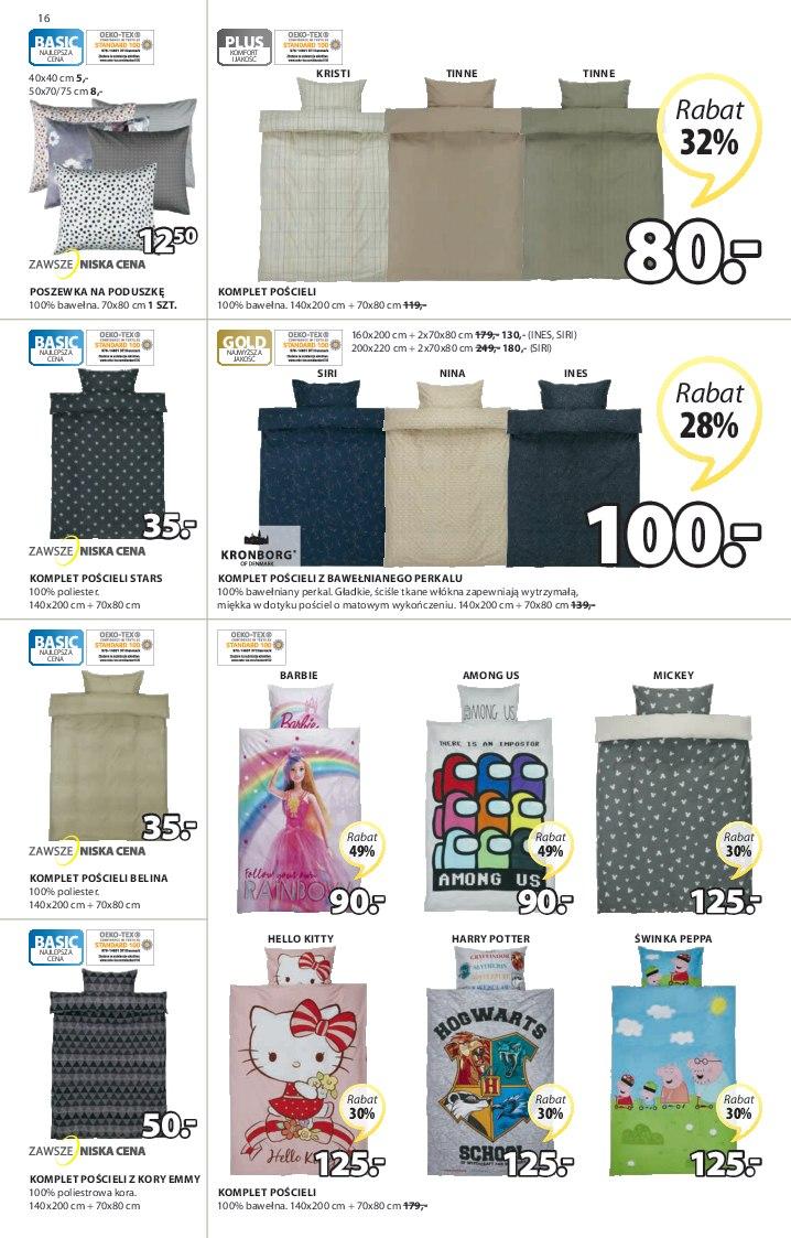 Gazetka promocyjna Jysk str. 16