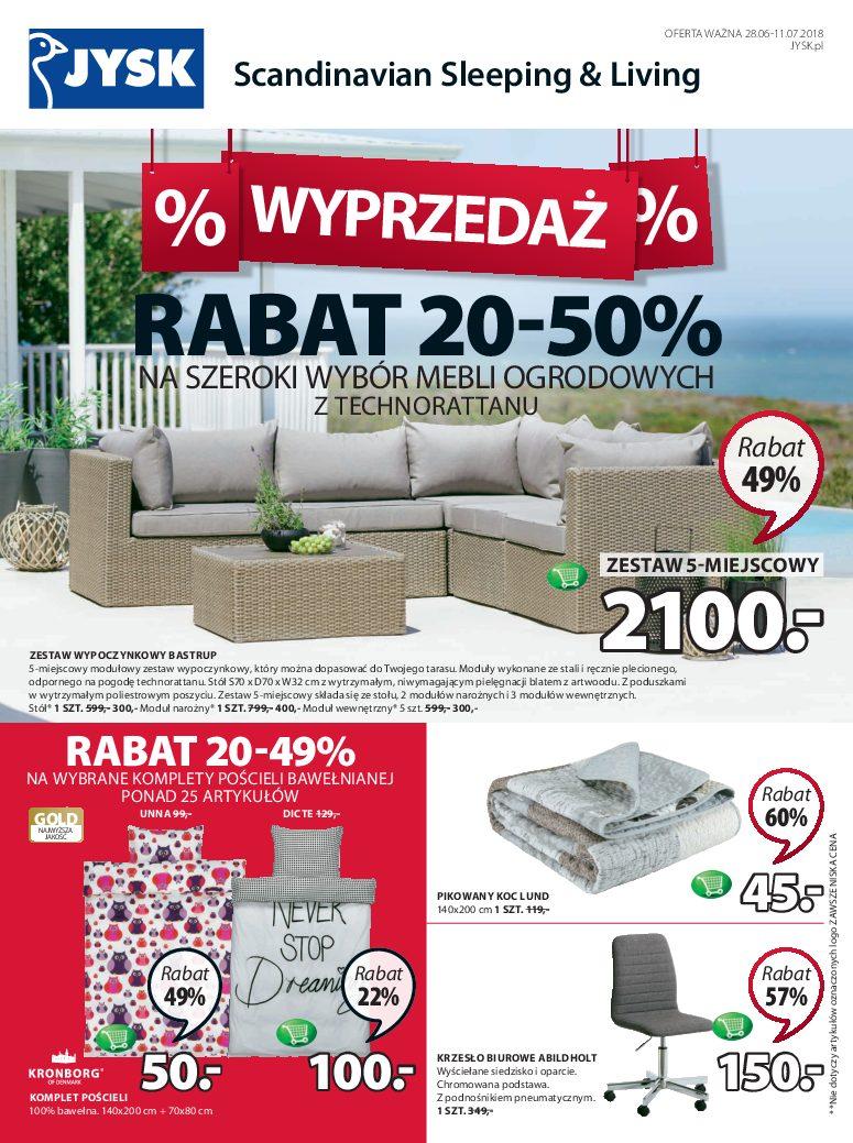 Gazetka promocyjna Jysk str. 1