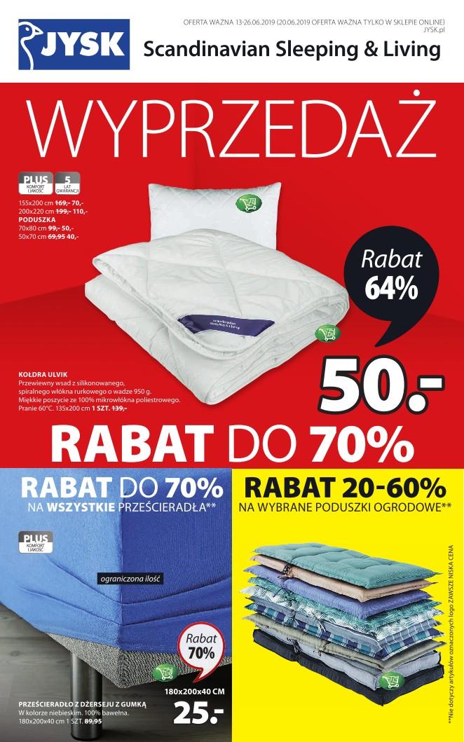 Gazetka promocyjna Jysk str. 1