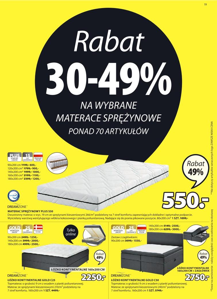 Gazetka promocyjna Jysk str. 19