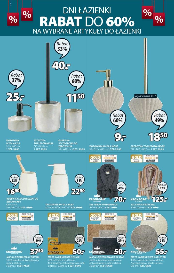 Gazetka promocyjna Jysk str. 2