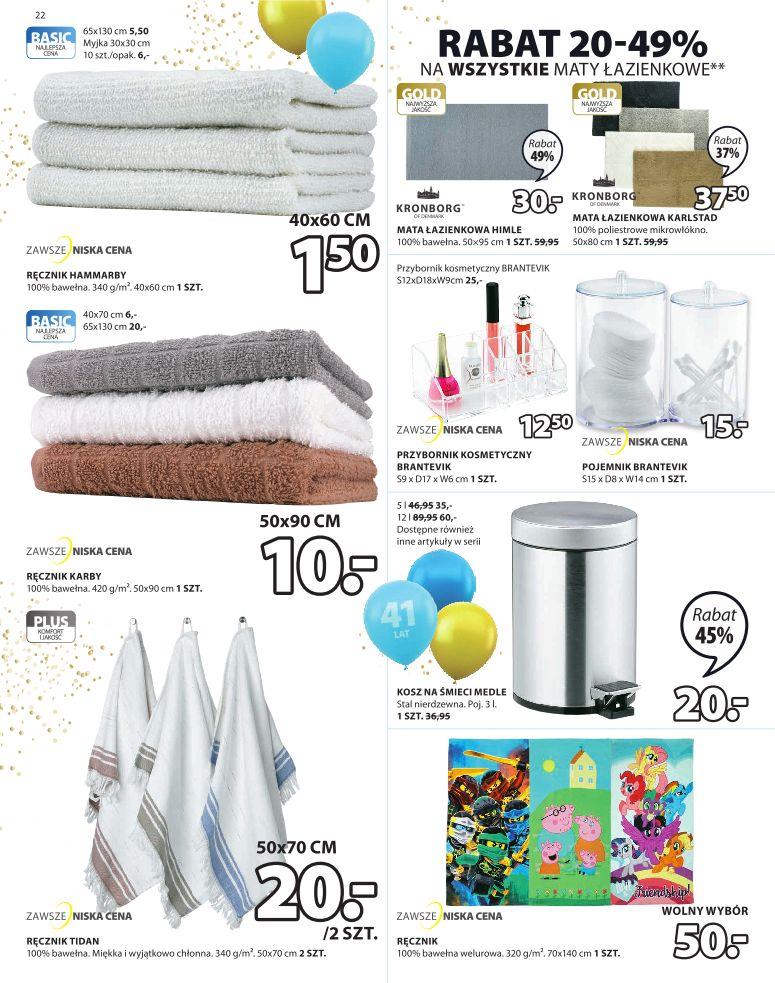 Gazetka promocyjna Jysk str. 22