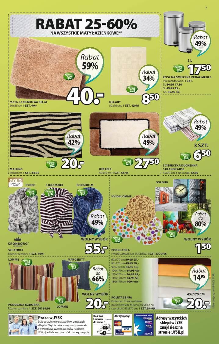 Gazetka promocyjna Jysk str. 7