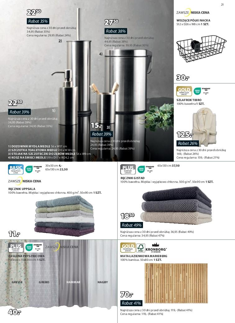Gazetka promocyjna Jysk str. 21