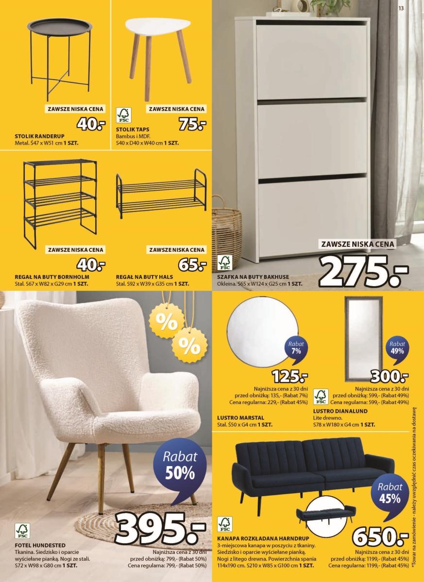 Gazetka promocyjna Jysk str. 13