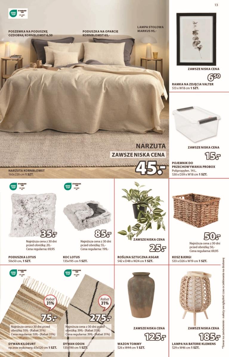 Gazetka promocyjna Jysk str. 13