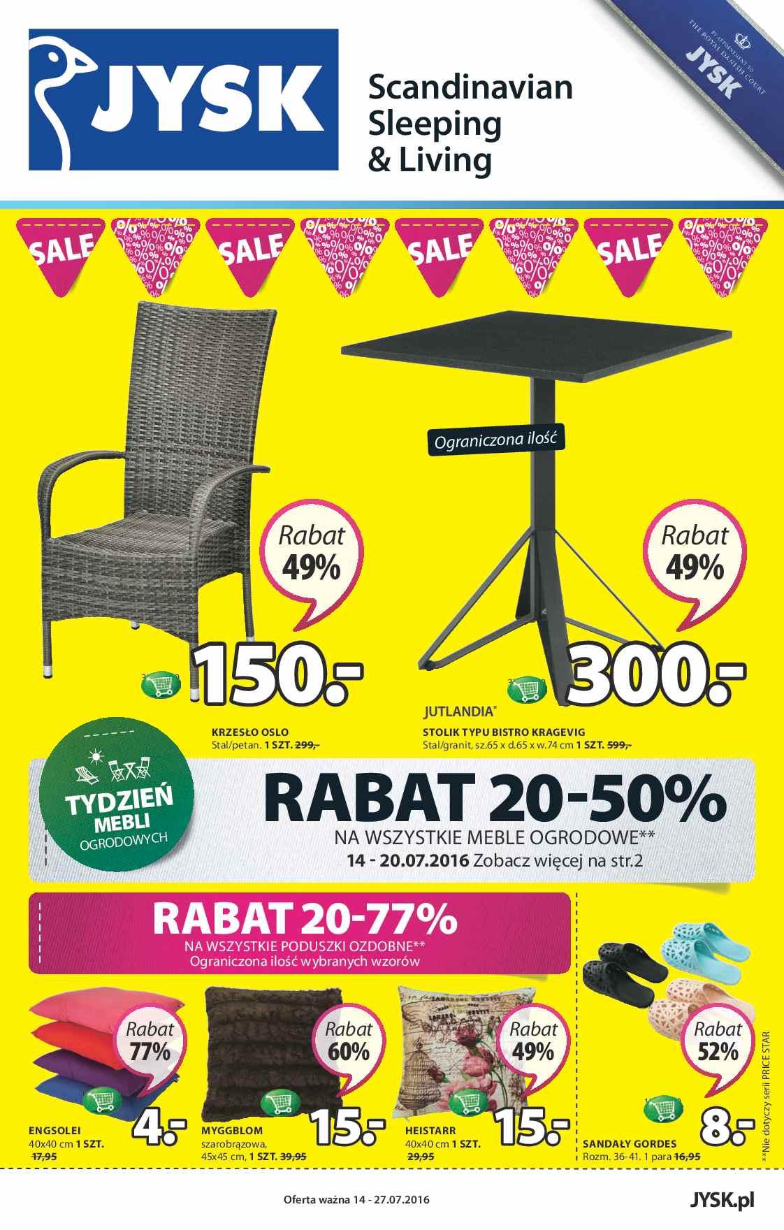Gazetka promocyjna Jysk str. 1