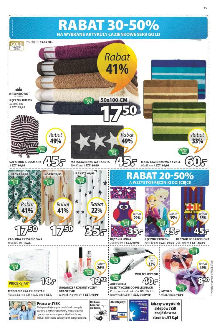 Gazetka promocyjna Jysk str. 15