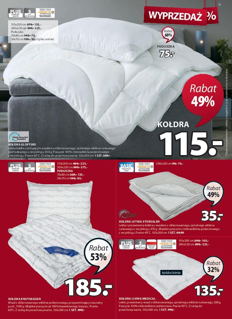 Gazetka promocyjna Jysk str. 15