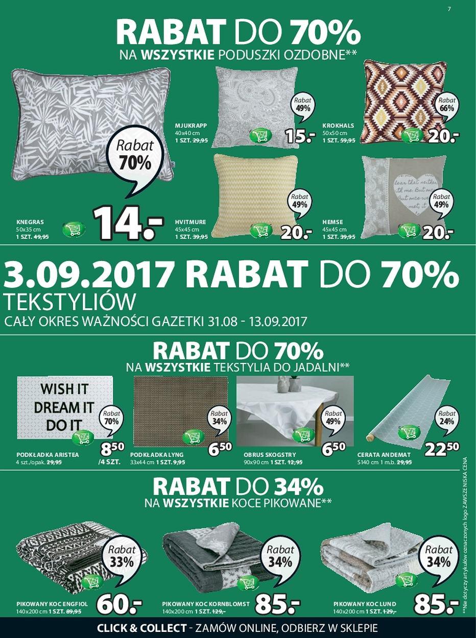 Gazetka promocyjna Jysk str. 7
