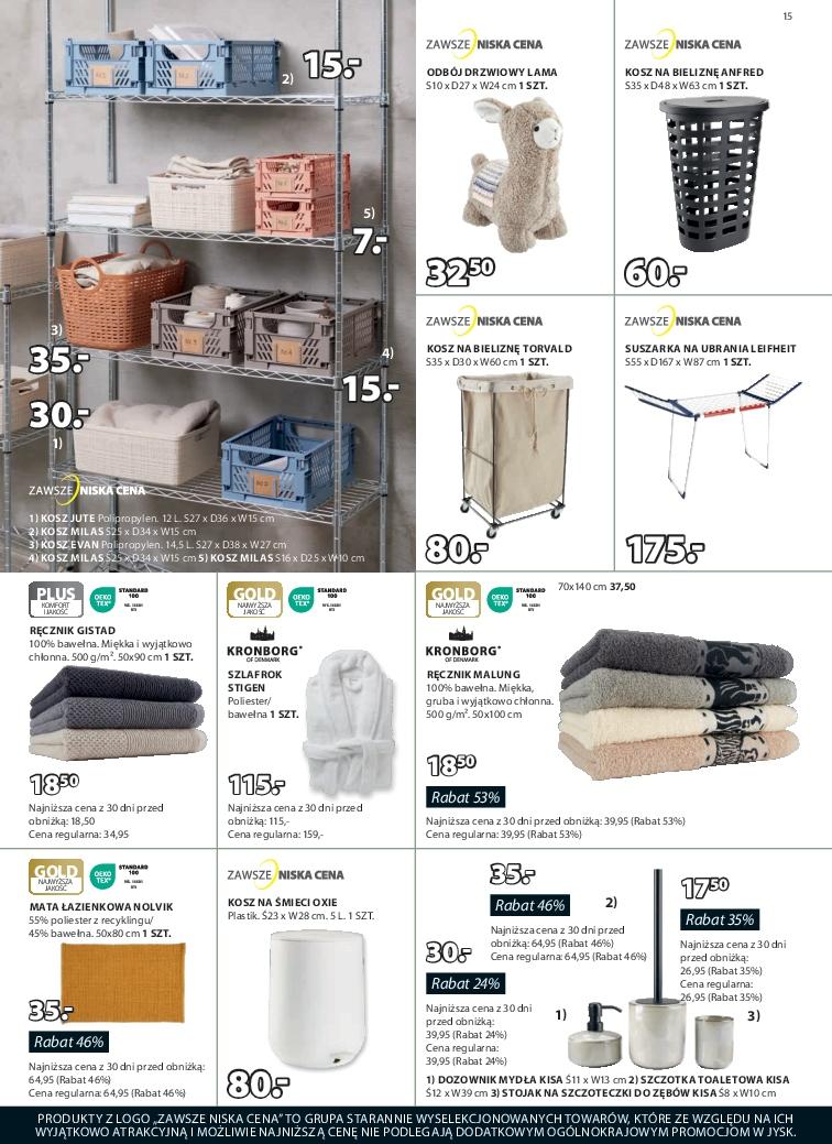 Gazetka promocyjna Jysk str. 15