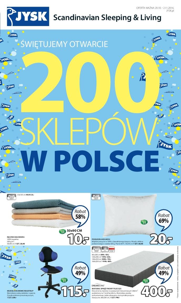 Gazetka promocyjna Jysk str. 1