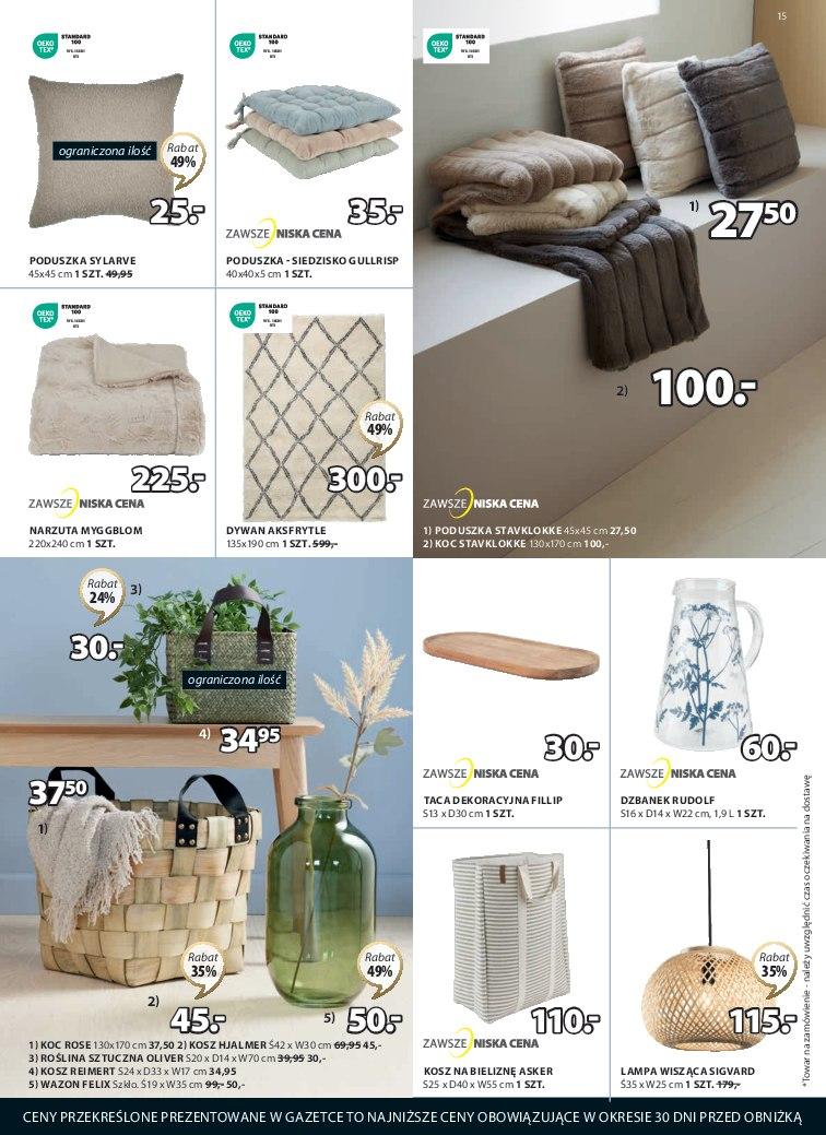 Gazetka promocyjna Jysk str. 15