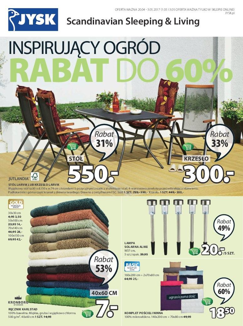 Gazetka promocyjna Jysk str. 1