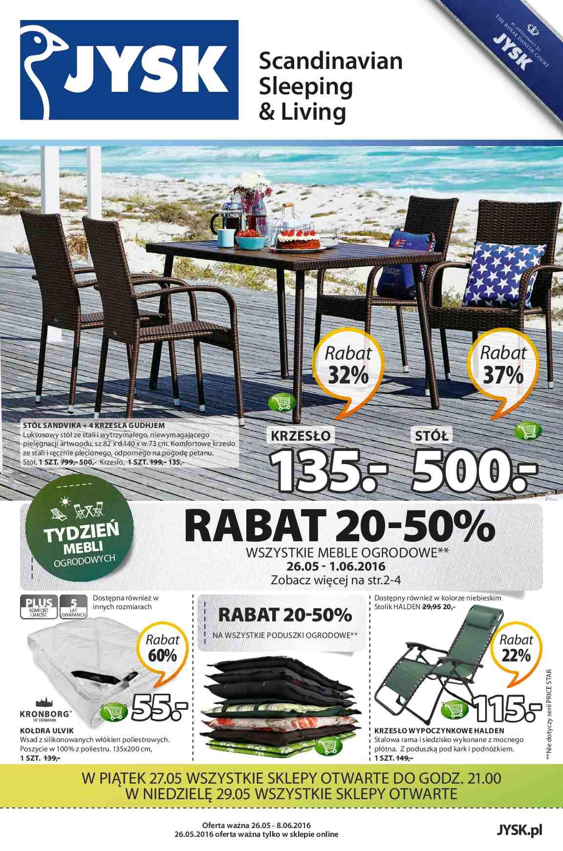 Gazetka promocyjna Jysk str. 1