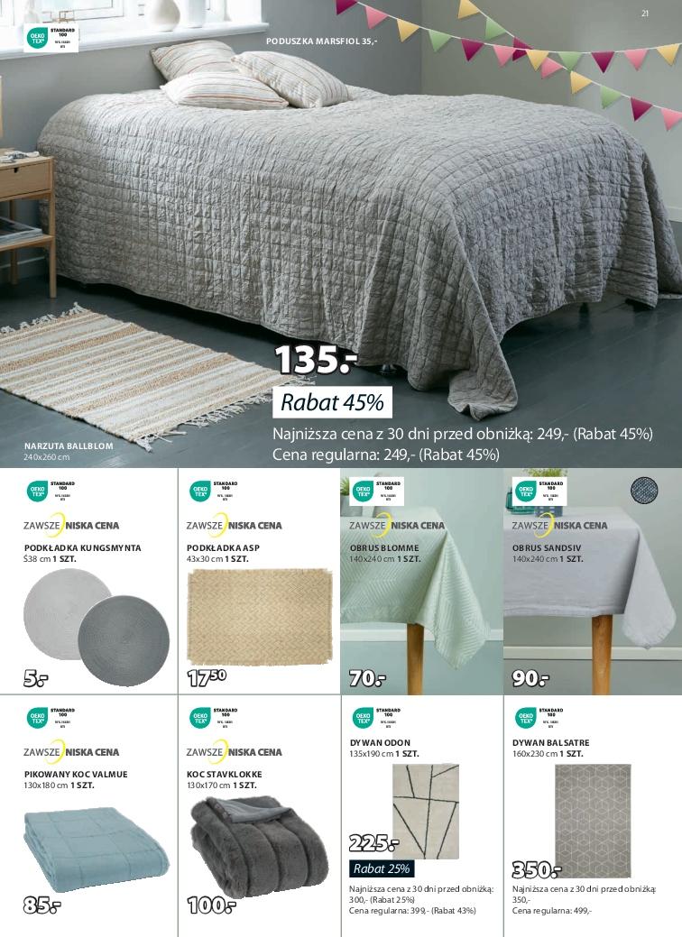 Gazetka promocyjna Jysk str. 21