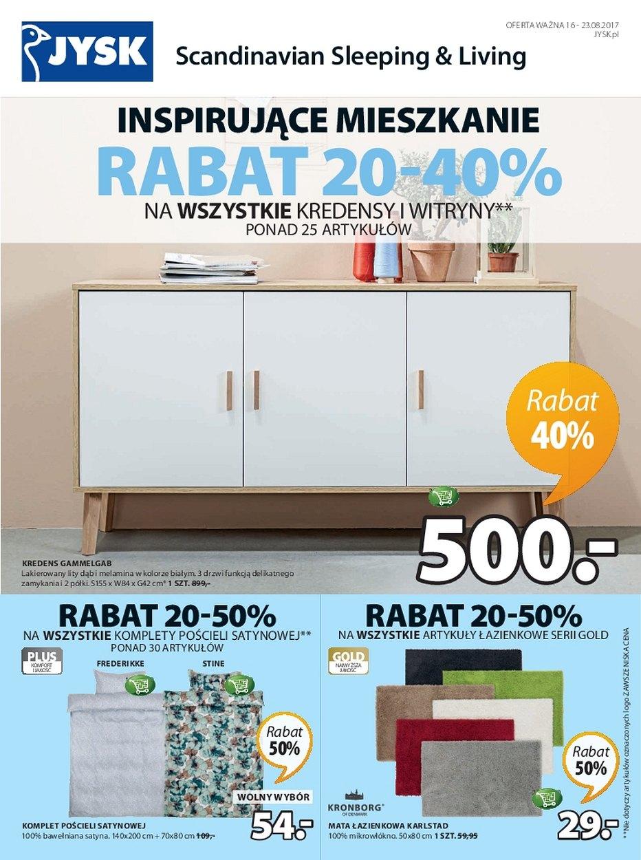 Gazetka promocyjna Jysk str. 1