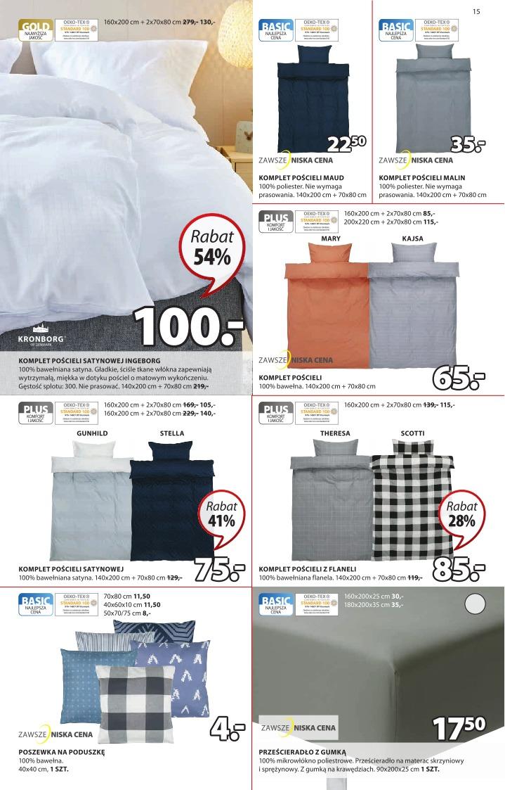 Gazetka promocyjna Jysk str. 15