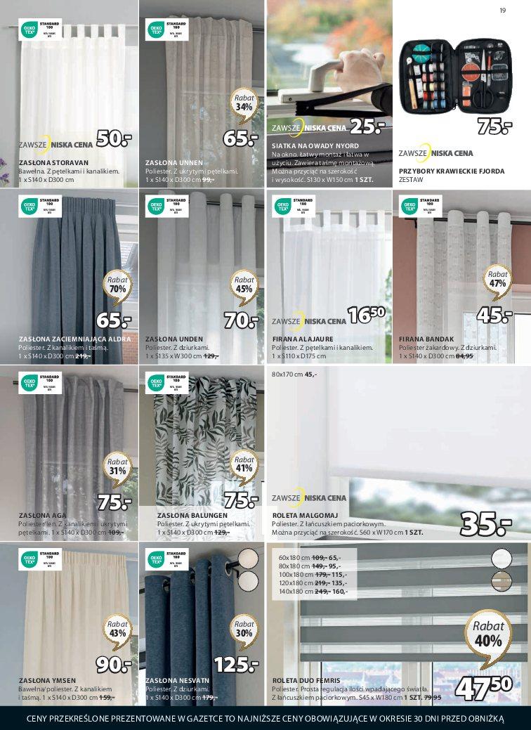 Gazetka promocyjna Jysk str. 19