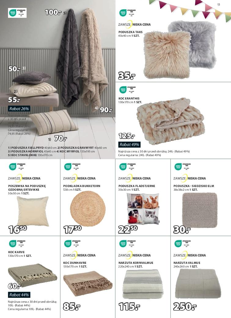 Gazetka promocyjna Jysk str. 13