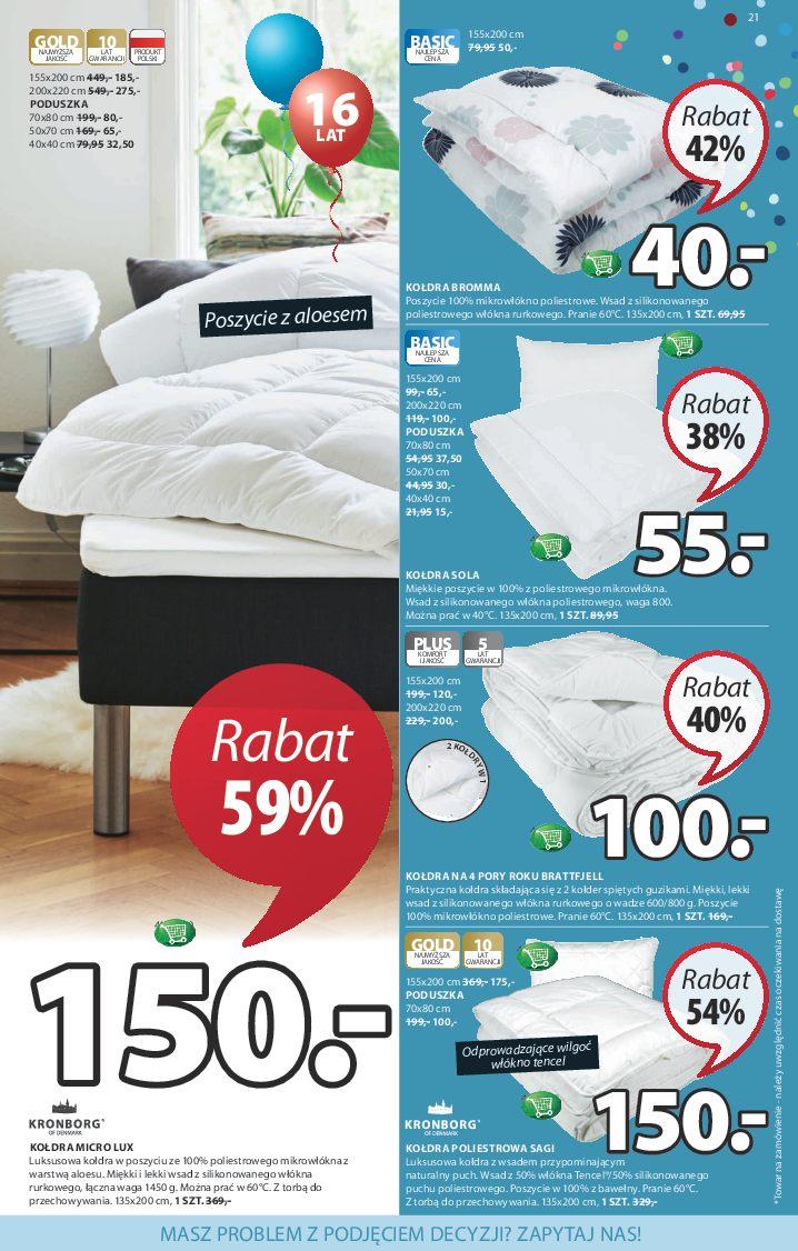 Gazetka promocyjna Jysk str. 21