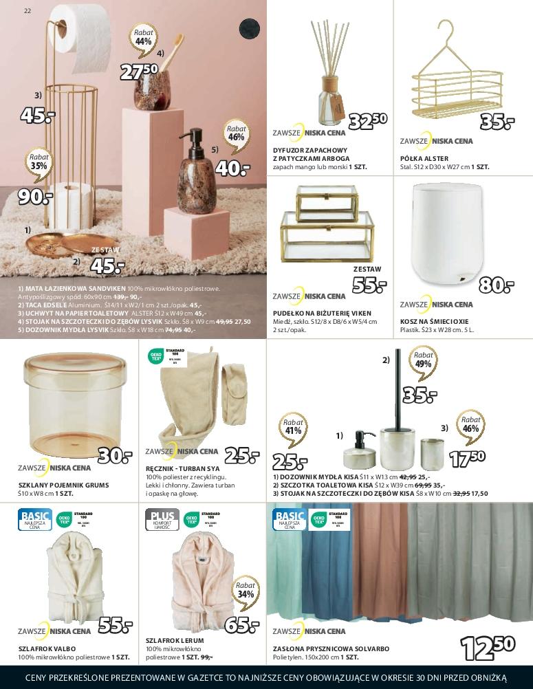 Gazetka promocyjna Jysk str. 22